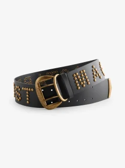Ceinture épaisse cloutée Rockett St George en cuir Magic and Star Dust
