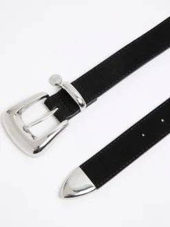 Ceinture River Island en daim à boucle bulle