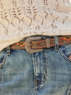 Ceinture western Joe Browns détail laser