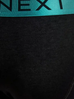 Ceintures brillantes Noir brillantes - Coupe standard - Caleçon A-Front 10 Pack