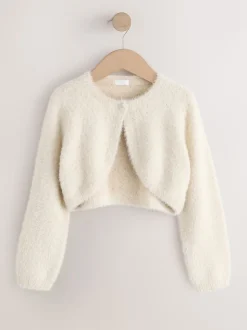 champagne - Boléro pour les occasions moelleuses (12mois à16ans)