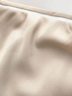 Champagne doré - Jupe Midi Satin