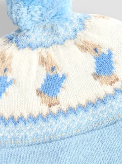 Chapeau JoJo Maman Bébé Peter Rabbit™ à pompon en maille