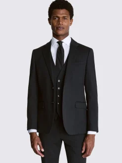 charbon de bois - Ajusté - MOSS Veste de costume extensible