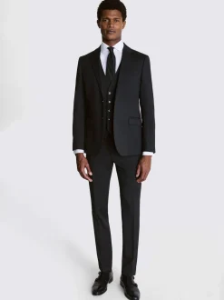 charbon de bois - Ajusté - MOSS Veste de costume extensible