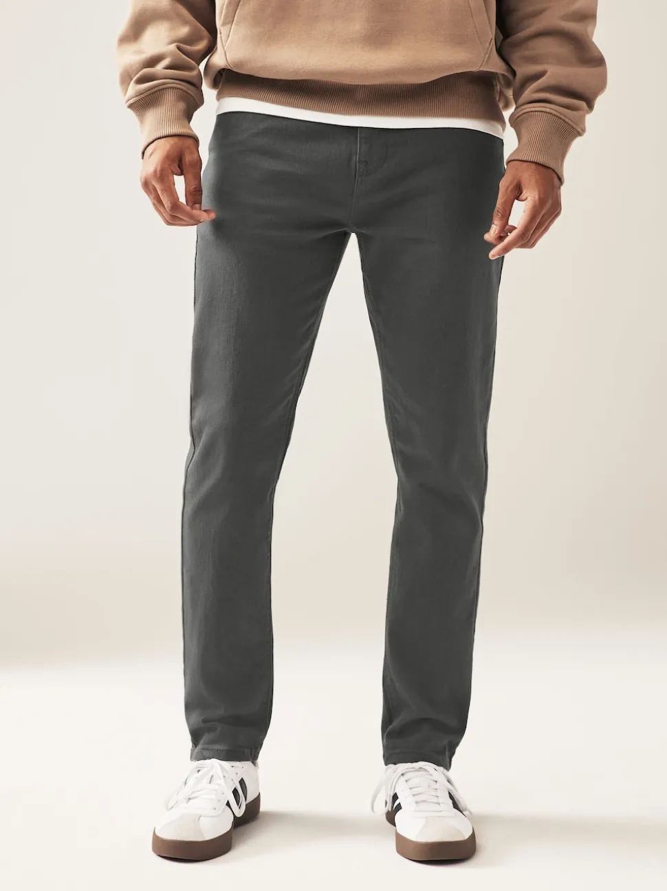 charbon de bois - Lit 1 place - Coupe ajustée Classic Jeans extensibles