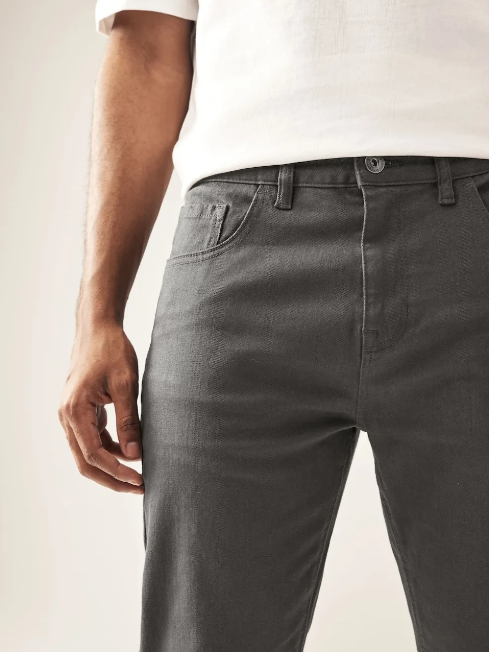 charbon de bois - Lit 1 place - Coupe ajustée Classic Jeans extensibles