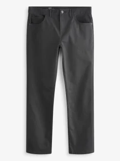 charbon de bois - Straight Fit Classic Jeans extensibles