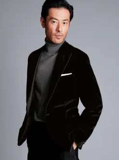 Charles Tyrwhitt Classic Fit 100% Cotton Italian Jacket