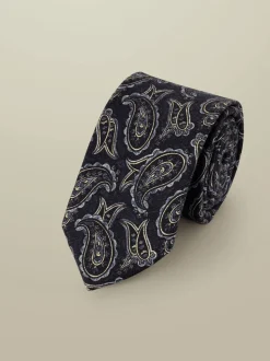 Charles Tyrwhitt Cravate en laine Motif paisley