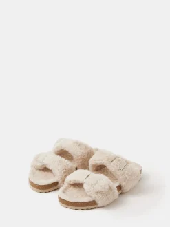 Chaussons Accessorize à boucle duveteuse