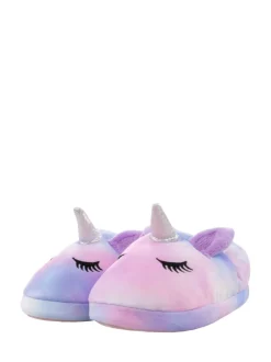 Chaussons Harry Bear licorne tie dye