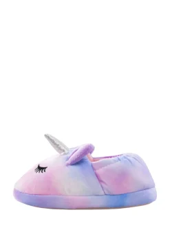 Chaussons Harry Bear licorne tie dye