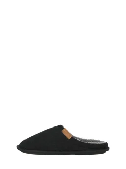 Chaussons JACK & JONES Junior Courdroy Mule noirs