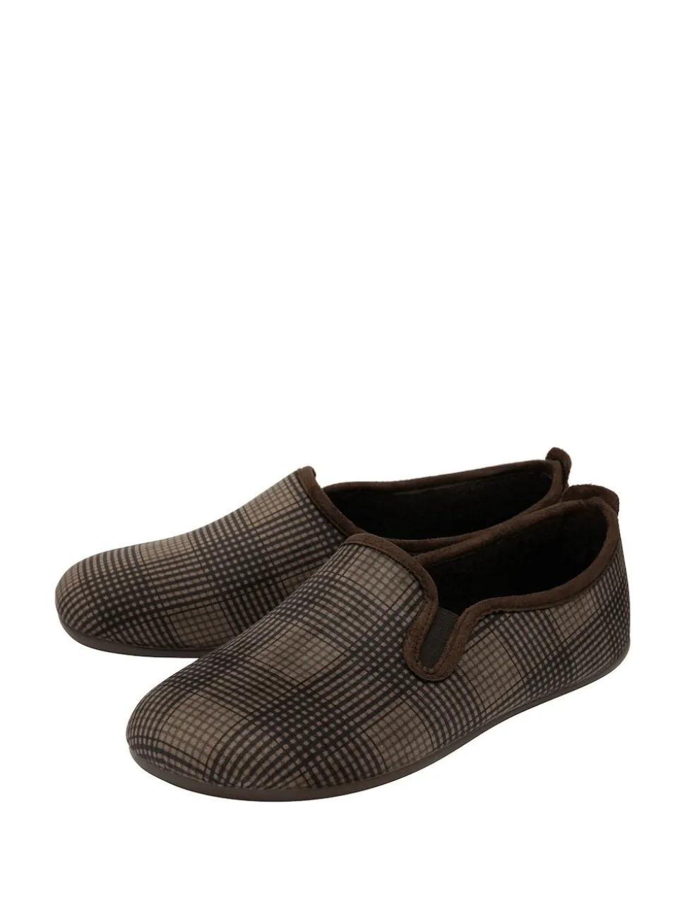 Chaussons Lotus pleins à carreaux