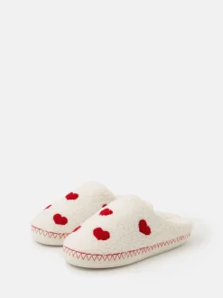 Chaussons mules Accessorize Heart Teddy