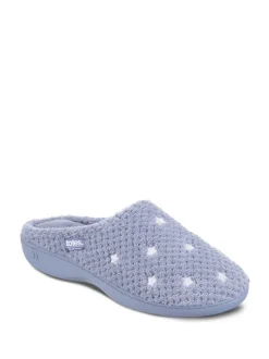 Chaussons mules Totes Isotoner Popcorn en molleton pour femme