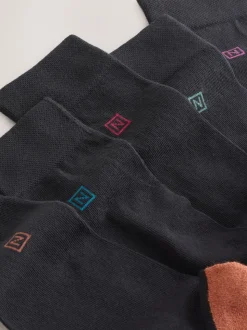 Chaussures à talons riches noires - Chaussettes confortables à semelle rembourrée