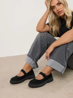 Chaussures Yours Curve Coupe large épaisses Mary Jane