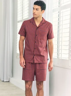 Chelsea Peers pyjama court à rayures floues