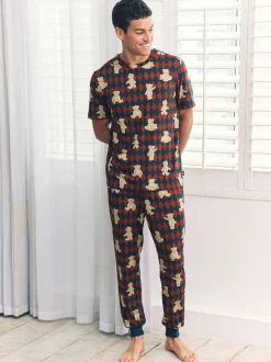 Chelsea Peers pyjama long imprimé ours Argyle