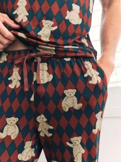 Chelsea Peers pyjama long imprimé ours Argyle