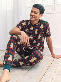 Chelsea Peers pyjama long imprimé ours Argyle