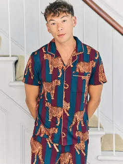 Chelsea Peers pyjama long imprimé tigre