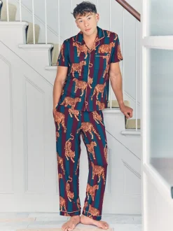 Chelsea Peers pyjama long imprimé tigre