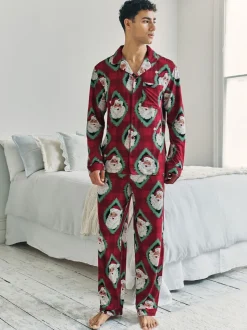 Chelsea Peers pyjama long imprimé Père Noël Jolly Santa