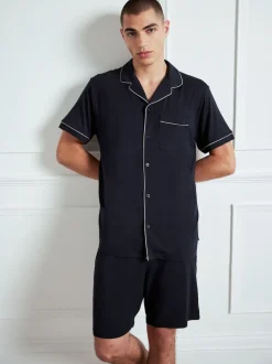 Chelsea Peers TENCEL™ Modal Short Button Up Pyjama Set