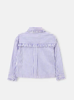 Chemise Angel & Rocket à rayures et col corsage