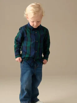 Chemise Angel & Rocket Abel à carreaux avec nœud cravate