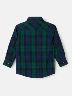 Chemise Angel & Rocket Abel à carreaux avec nœud cravate