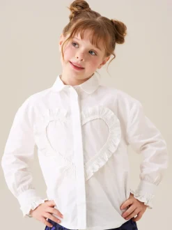 Chemise Angel & Rocket Adelle à imprimé cœur à volants