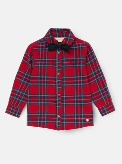 Chemise Angel & Rocket Camden brossée avec Nœud papillon