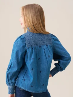 Chemise Angel & Rocket Myla en Denim brodé