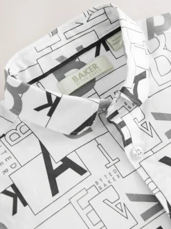 Chemise Baker by Ted Baker Blanc imprimée