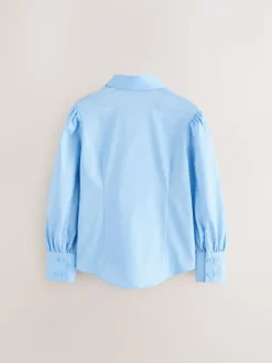 Chemise d’école Clarks ajustée à manches longues