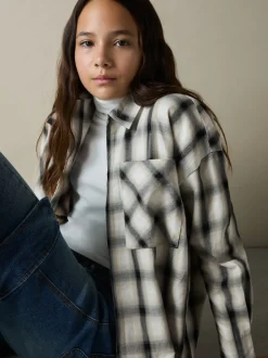 Chemises Carreaux oversizeReiss Ulla % coton 100