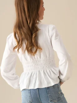 Chemisier Angel & Rocket Cassie à manches longues à fronces