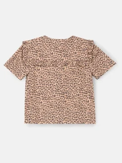 Chemisier Angel & Rocket Erika à col Cravate léopard