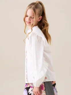 Chemisier Angel & Rocket Lacey brodé à manches volantées