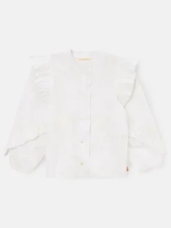 Chemisier Angel & Rocket Lacey brodé à manches volantées