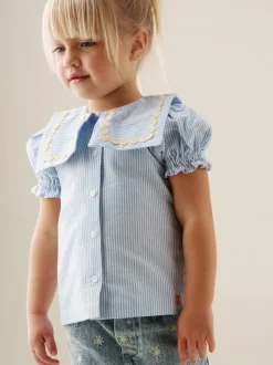 Chemisier Angel & Rocket Margo Ric Rac à col Rayure