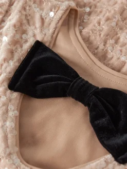 Chemisier NAME IT en velours à sequins avec nœud