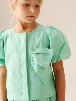 Chemisier tissé Angel & Rocket Roxie avec ornements à nœud