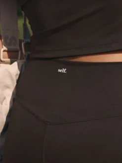 chocolat - soi-même. Legging taille haute