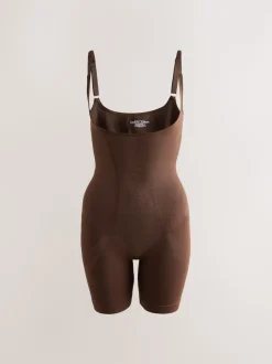 Chocolat Nude - Body gainant au ventre sans soutien-gorge