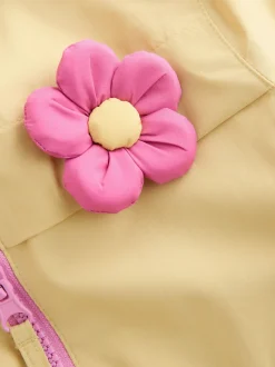 Citron 3D fleur - Veste cagoule imperméable (6mois-7ans)